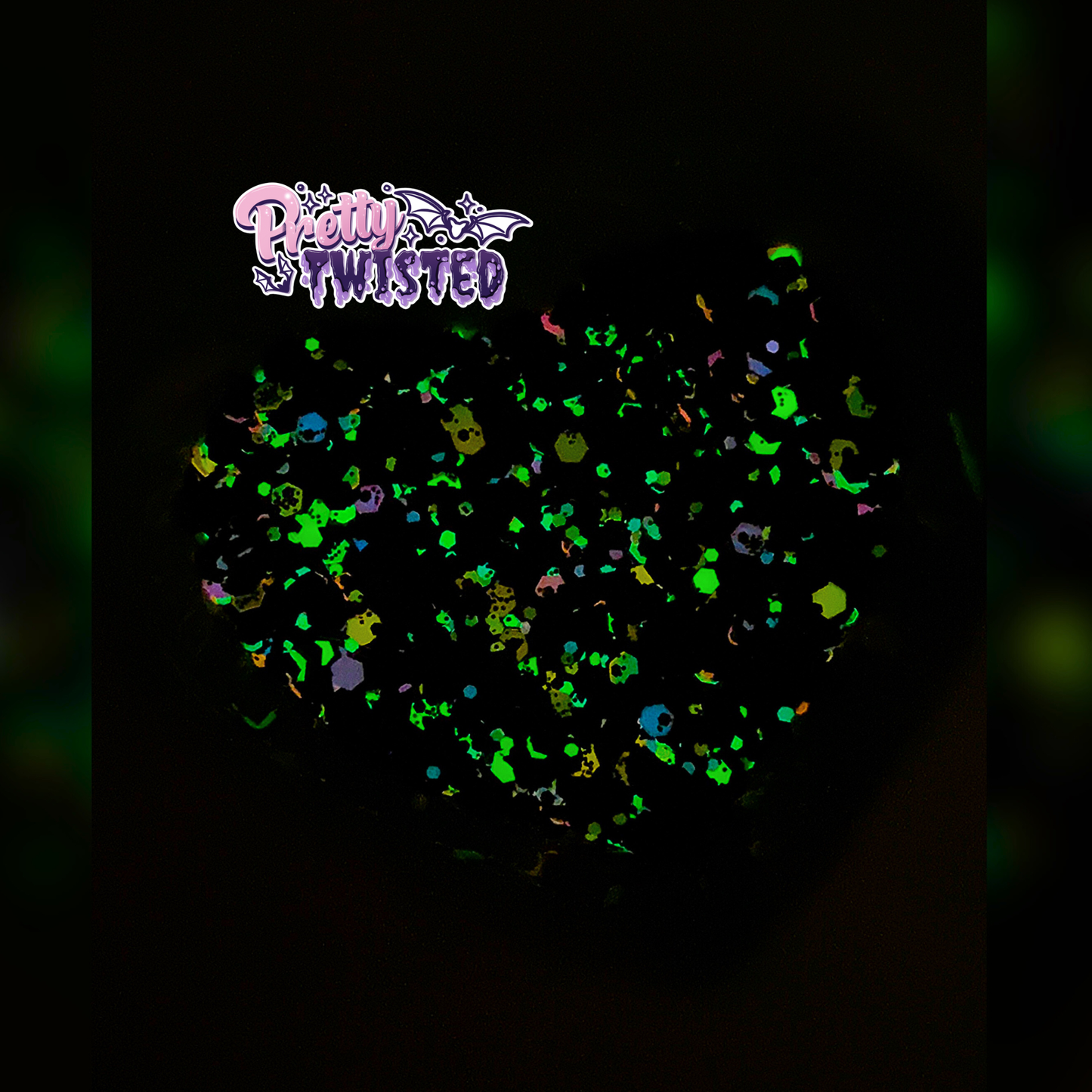 ‘GLOW RIDER’ | GLOW IN THE DARK CHUNKY GLITTER 2oz/56g