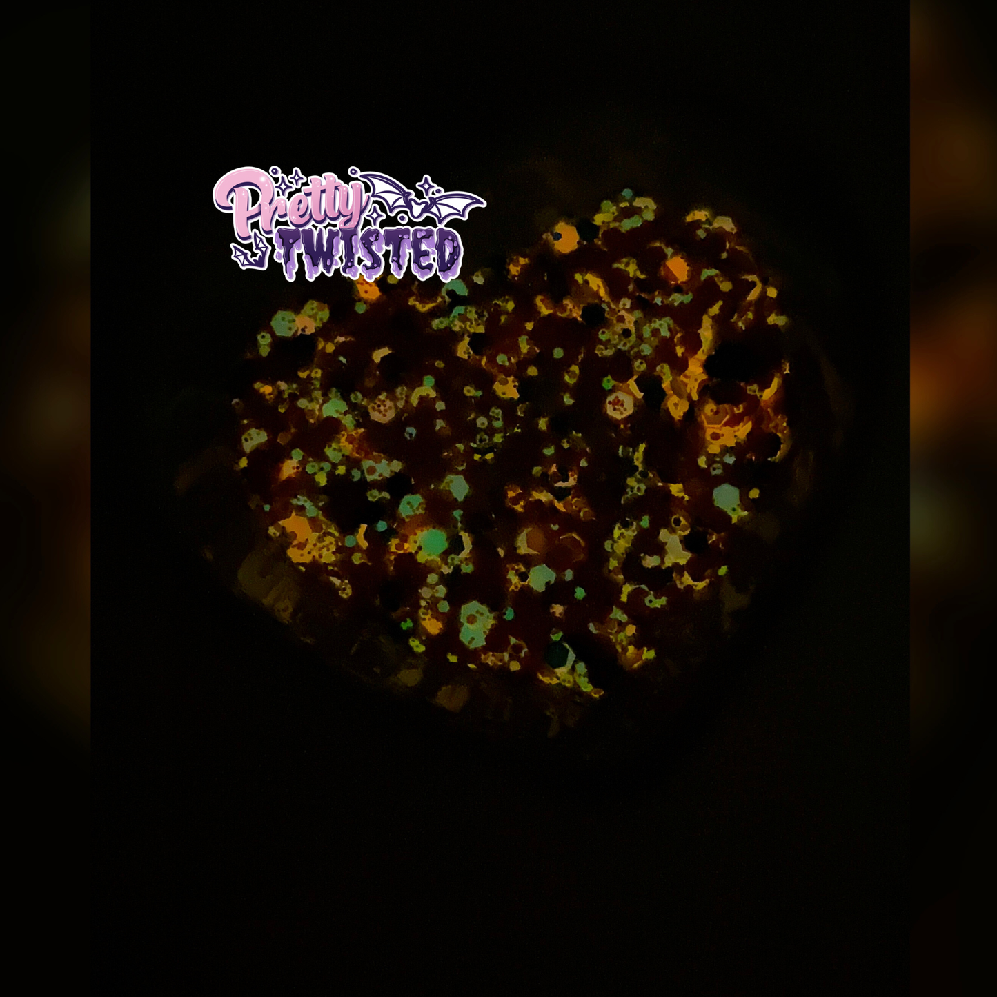 ‘GLOW WITH THE FLOW’ | GLOW IN THE DARK CHUNKY GLITTER 2oz/56