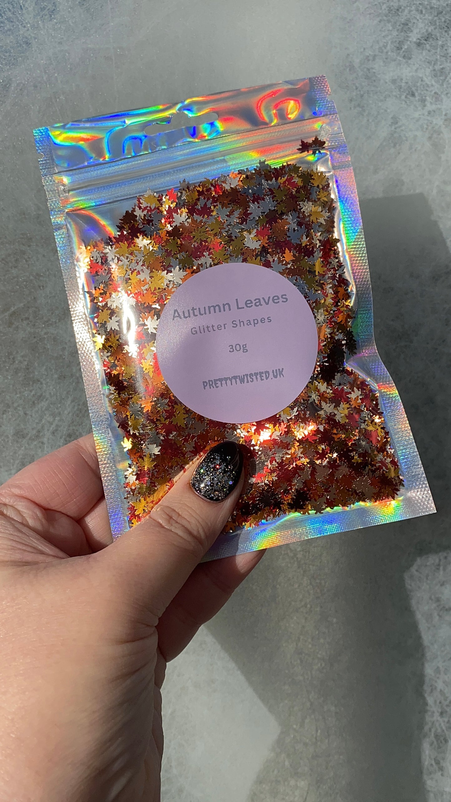 'AUTUMN LEAVES’ | GLITTER SHAPES