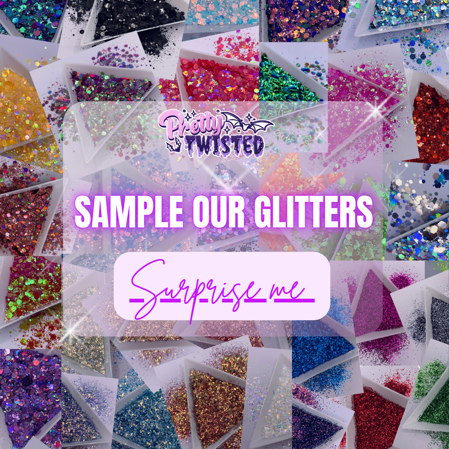 ‘CREATE YOUR OWN’ | x5 SAMPLE GLITTERS (10g-15g)