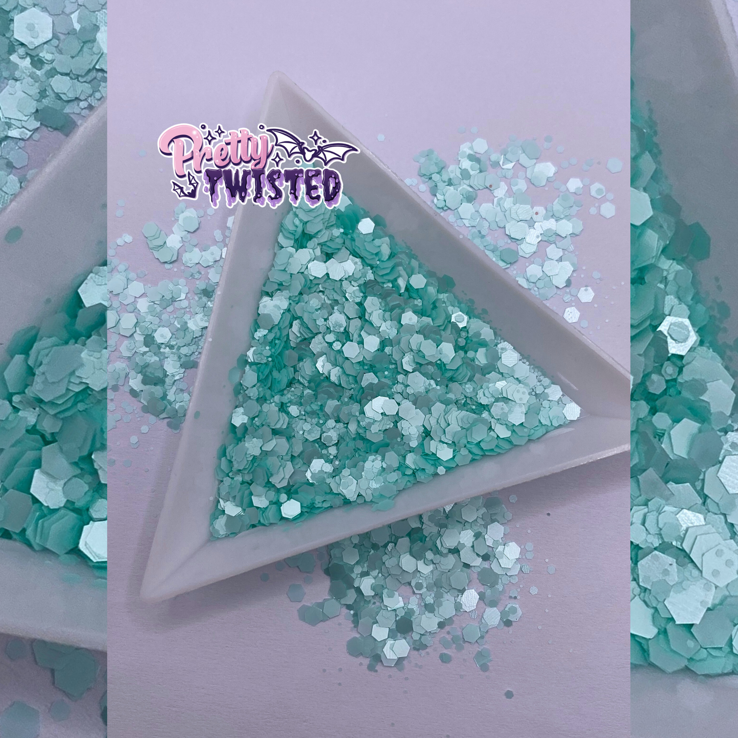 ‘MUTED MINT’ | MATTE CHUNKY