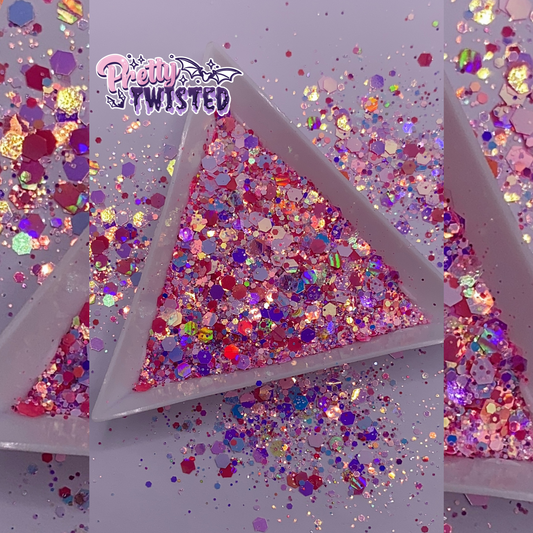 ‘THE GIRL THAT LOVES PINK’ | CUSTOM GLITTER MIX