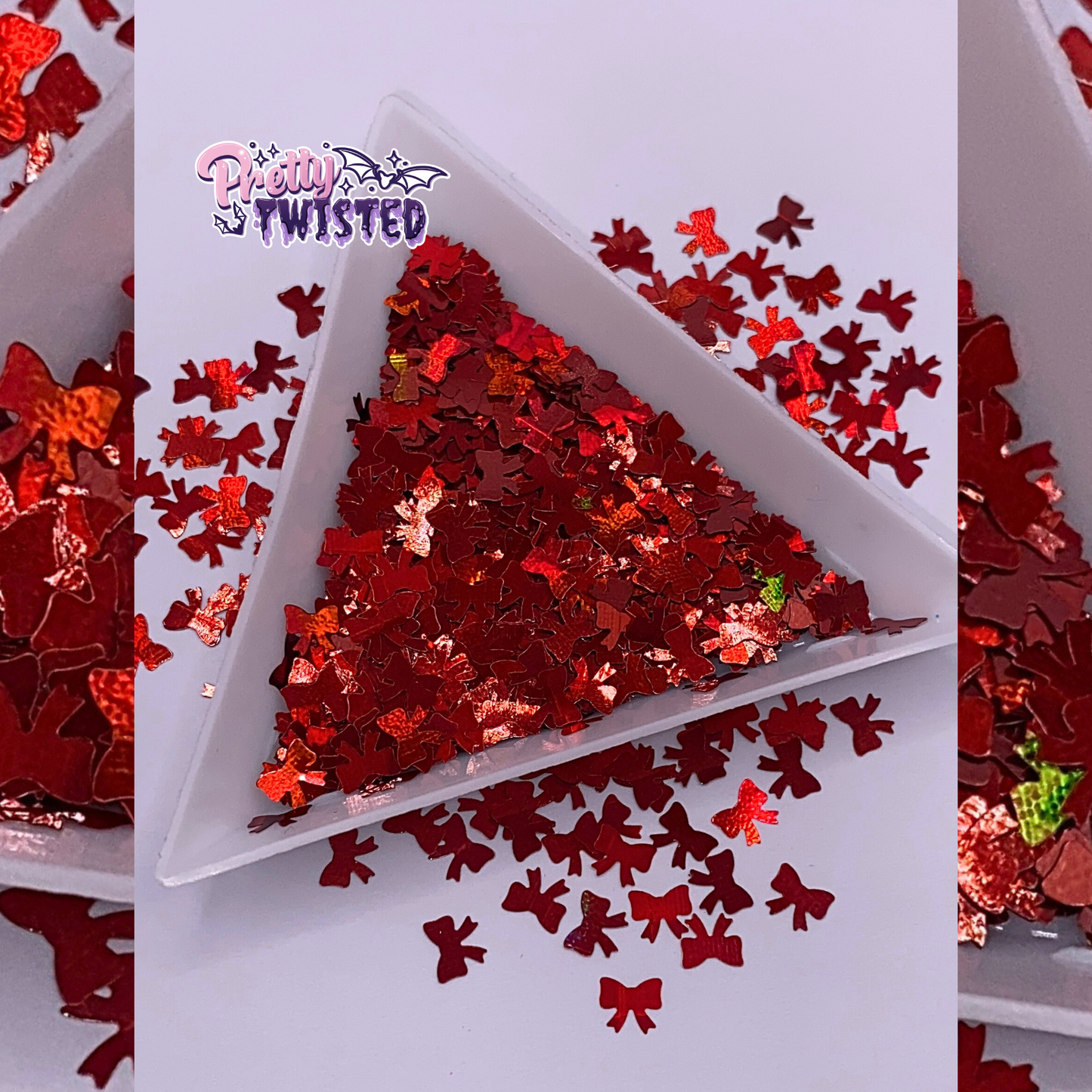 ‘BOWS’ | HOLOGRAPHIC GLITTER SHAPES