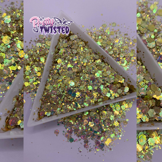 ‘SOLSTICE MEADOW’ | 3D CHAMELEON/HOLOGRAPHIC CHUNKY MIX