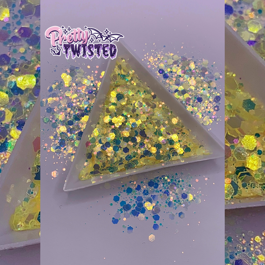 ‘LEMON SHERBET’ | DIAMOND GLITTER CHUNKY MIX