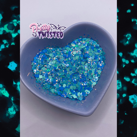 ‘GLOW YOUR OWN WAY’ | GLOW IN THE DARK CHUNKY GLITTER 2oz/56g