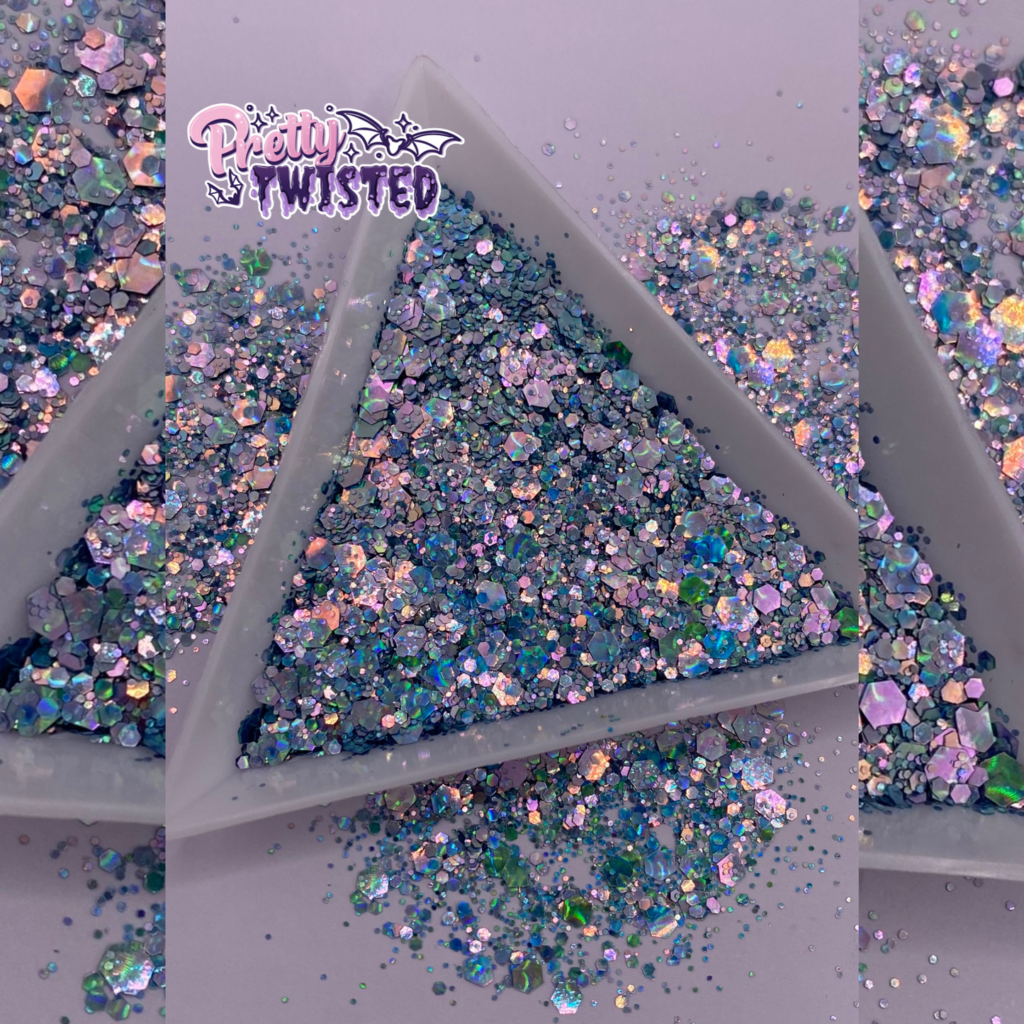 ‘FROSTBITE’ | 3D CHAMELEON/HOLOGRAPHIC CHUNKY MIX