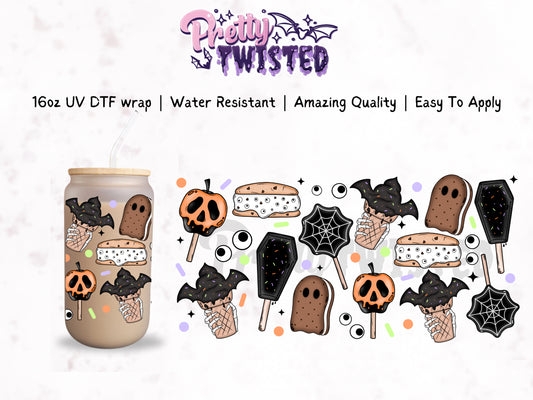 UV DTF | TRICK OR TREAT 16oz Libbey Wrap