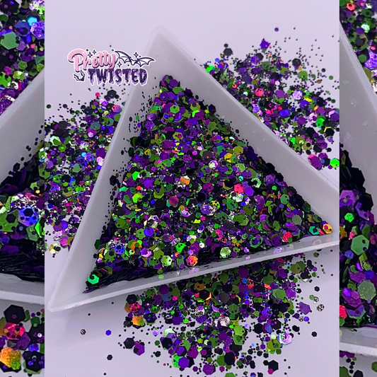 ‘STAY PRETTY, GET TWISTED! | HOLOGRAPHIC CHUNKY MIX