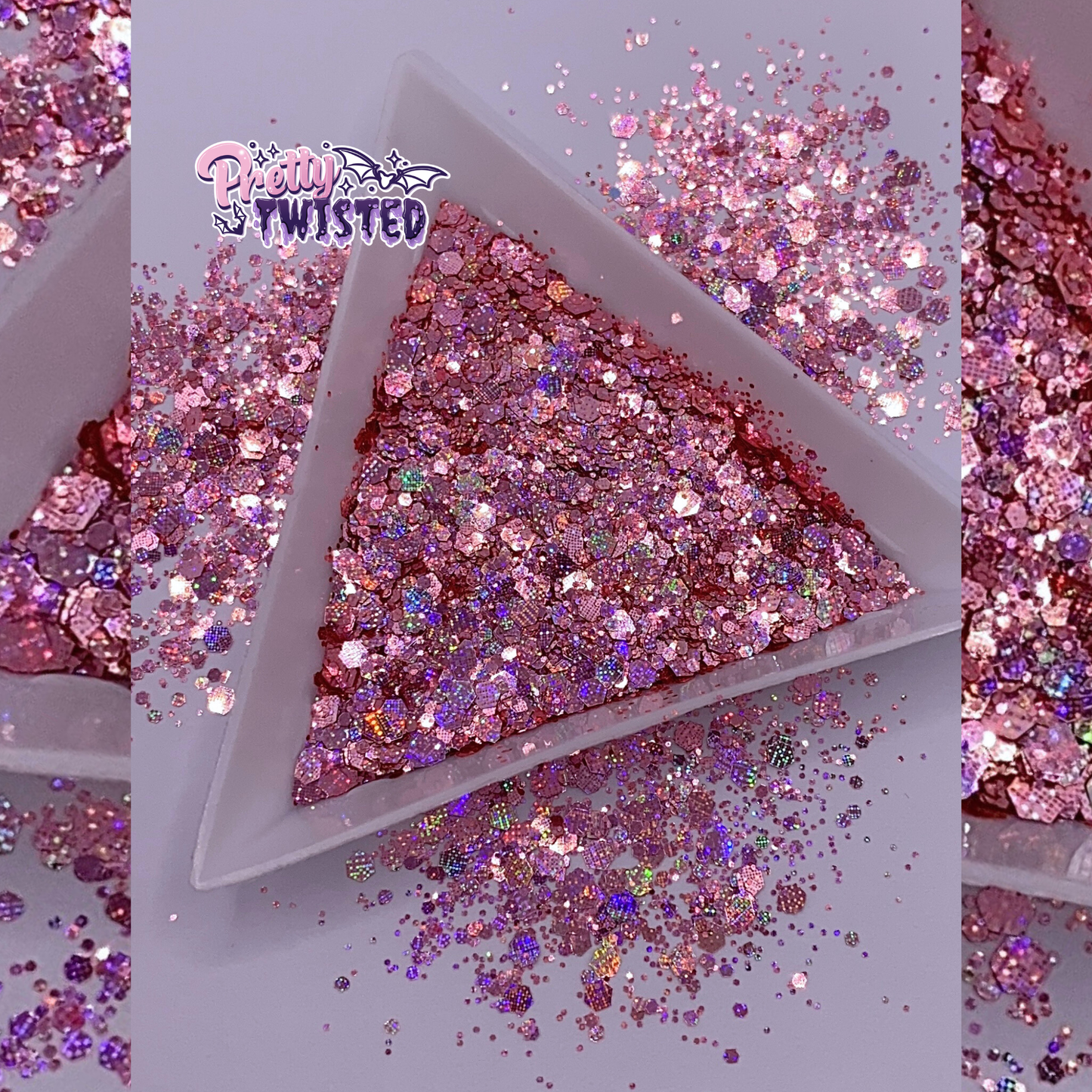 ‘PRETTY IN PINK’ | HOLOGRAPHIC CHUNKY MIX