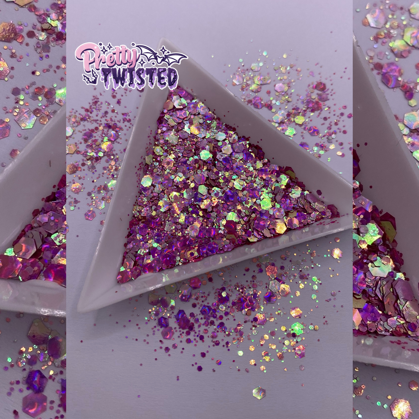 ‘SUGAR RUSH’ | 3D CHAMELEON/HOLOGRAPHIC CHUNKY MIX