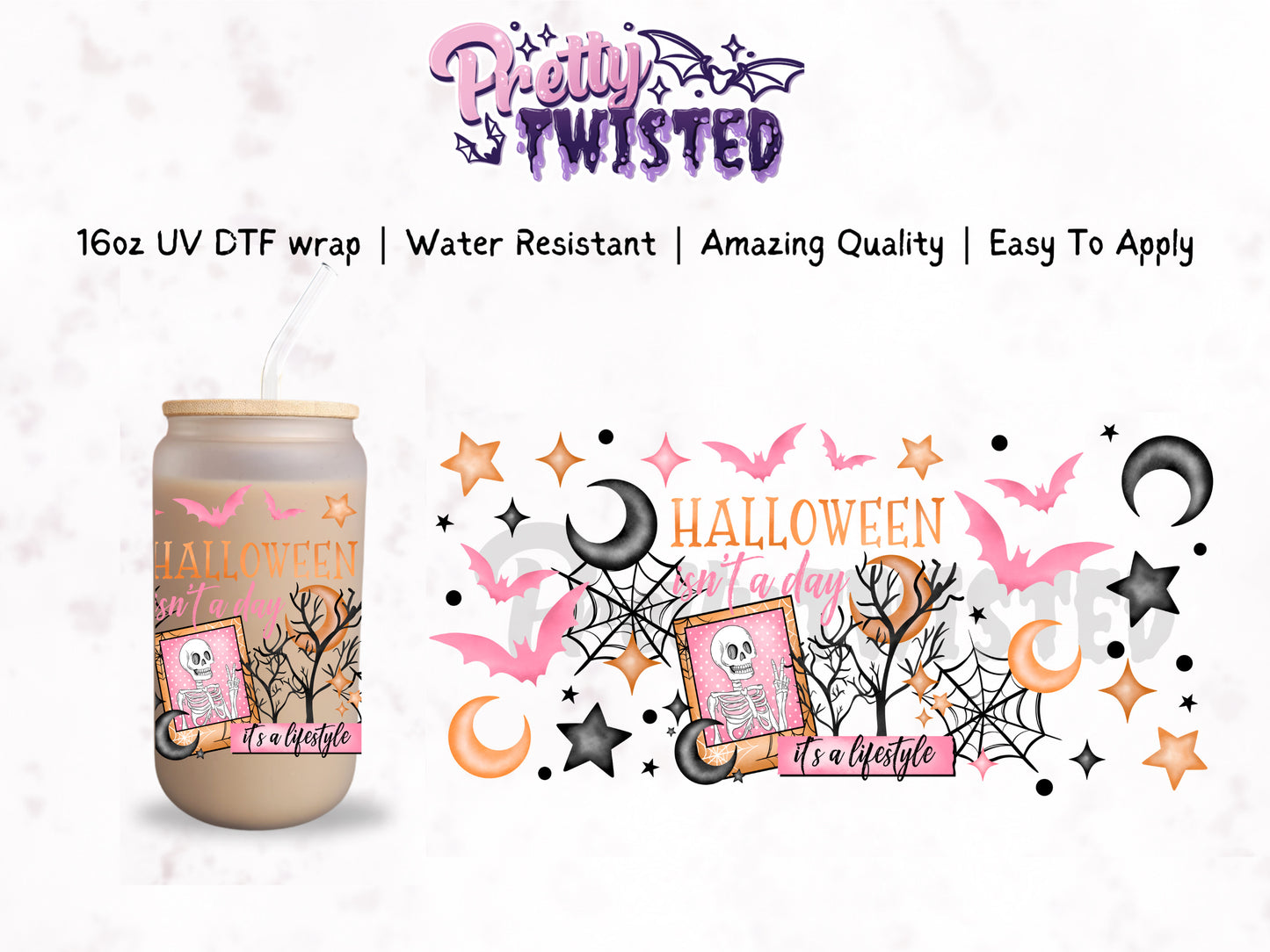 UV DTF | HALLOWEENS A LIFESTYLE 16oz Libbey Wrap