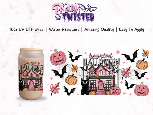 UV DTF | HAUNTED HALLOWEEN 16oz Libbey Wrap