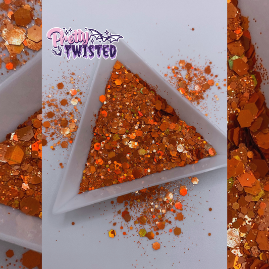 ‘PUMPKIN SPICE' | HOLOGRAPHIC CHUNKY MIX