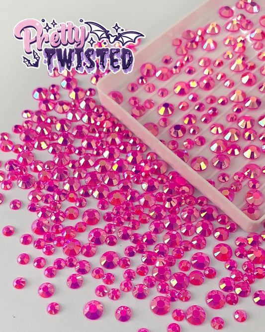 Hot Pink | 30g Rhinestone Mix