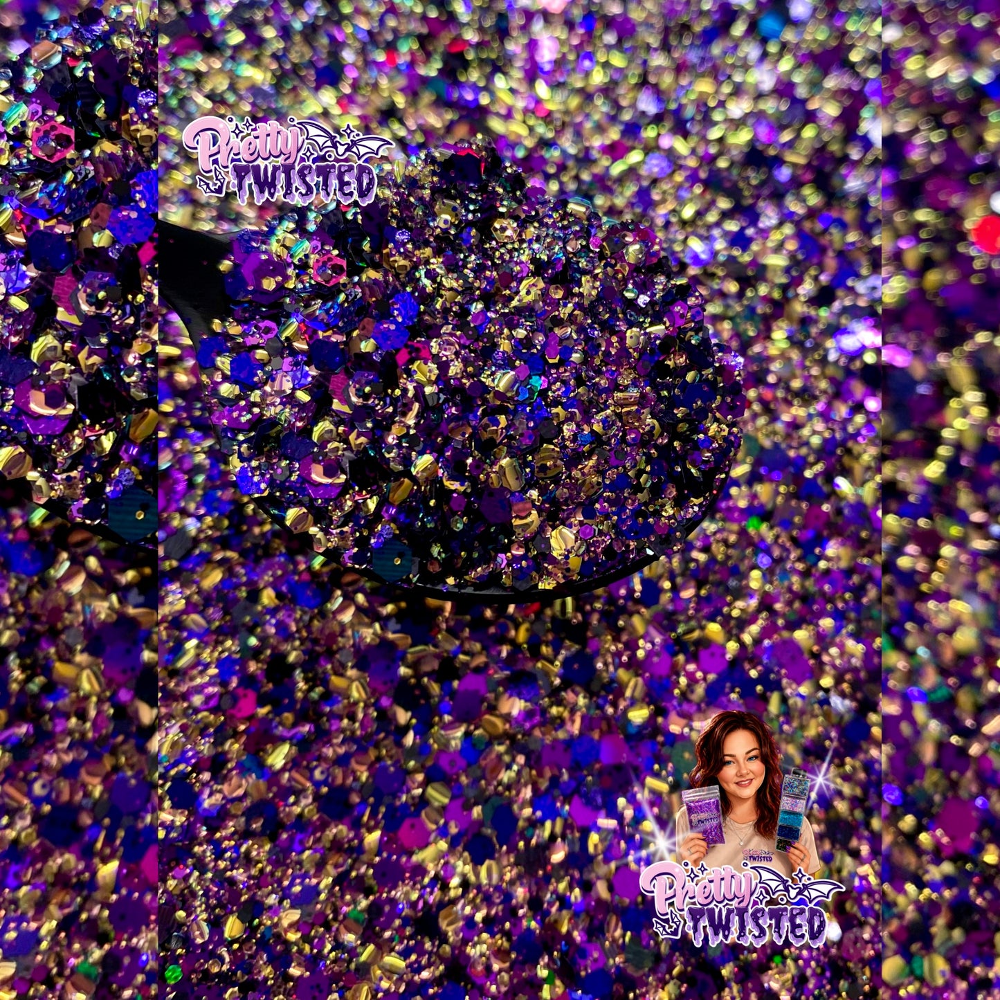 ‘BLACKCURRANT LIQUORICE | CUSTOM GLITTER MIX - 2oz/56g