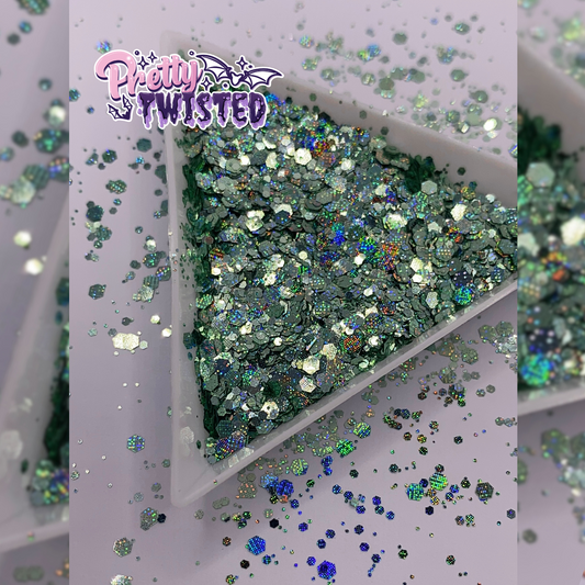 ‘MISTLETOE’ | HOLOGRAPHIC CHUNKY MIX
