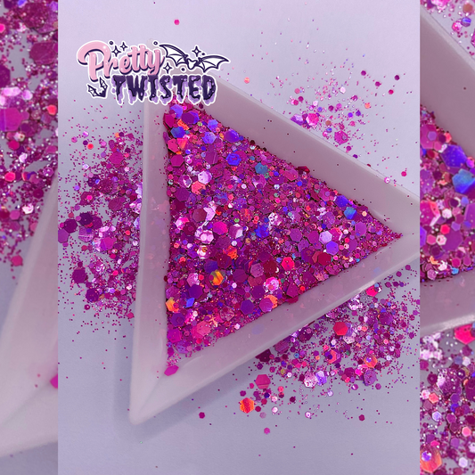 ‘I’M A PARTY GIRL’ | HOLOGRAPHIC CHUNKY MIX