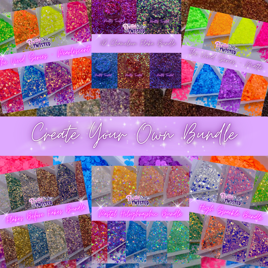 CREATE YOUR OWN GLITTER BUNDLE | x5 2oz/56g Refills/Stackers