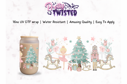 UV DTF | CHRISTMAS GIRLY 16oz Libbey Wrap