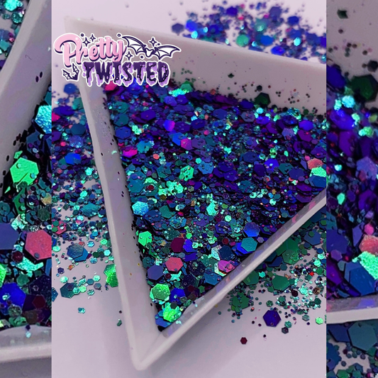 ‘WITCHCRAFT’ | CHAMELEON/HOLO CHUNKY MIX (Little Bleeder) 2oz/56g