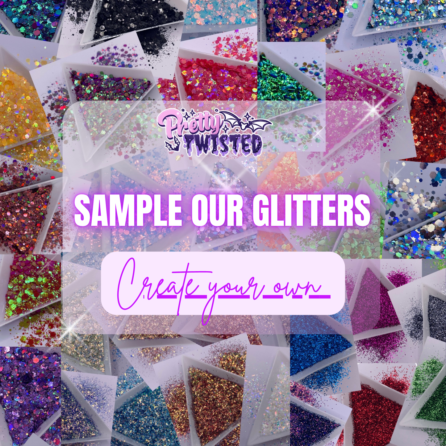 ‘CREATE YOUR OWN’ | x5 SAMPLE GLITTERS (10g-15g)