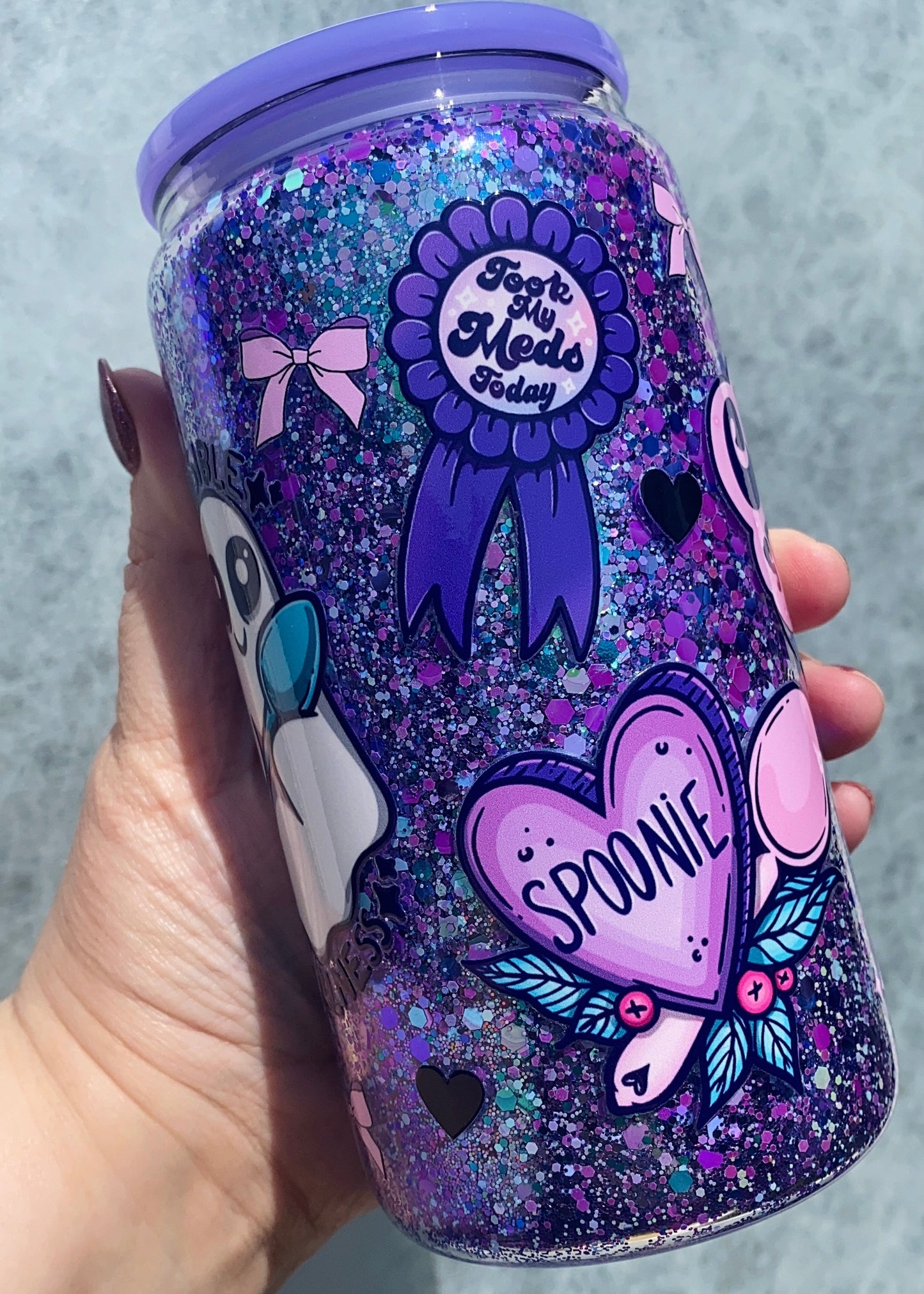 CUSTOM NO GLOBE | 16oz ACYLIC