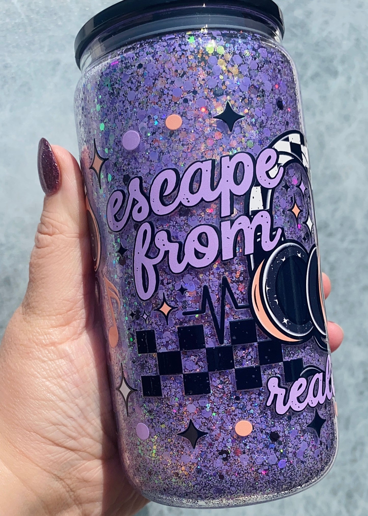 CUSTOM NO GLOBE | 16oz ACYLIC