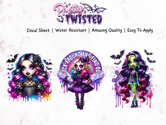 UV DTF | THE DOLLS Decal Sheet